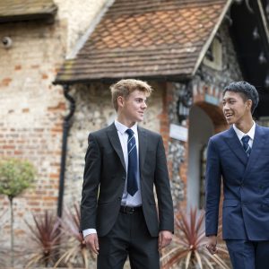 boys walking together
